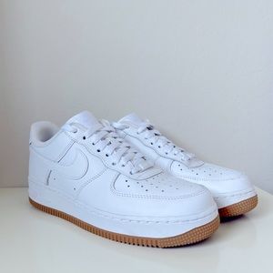 Nike Air Force 1s (New), Gum Sole Men’s 8